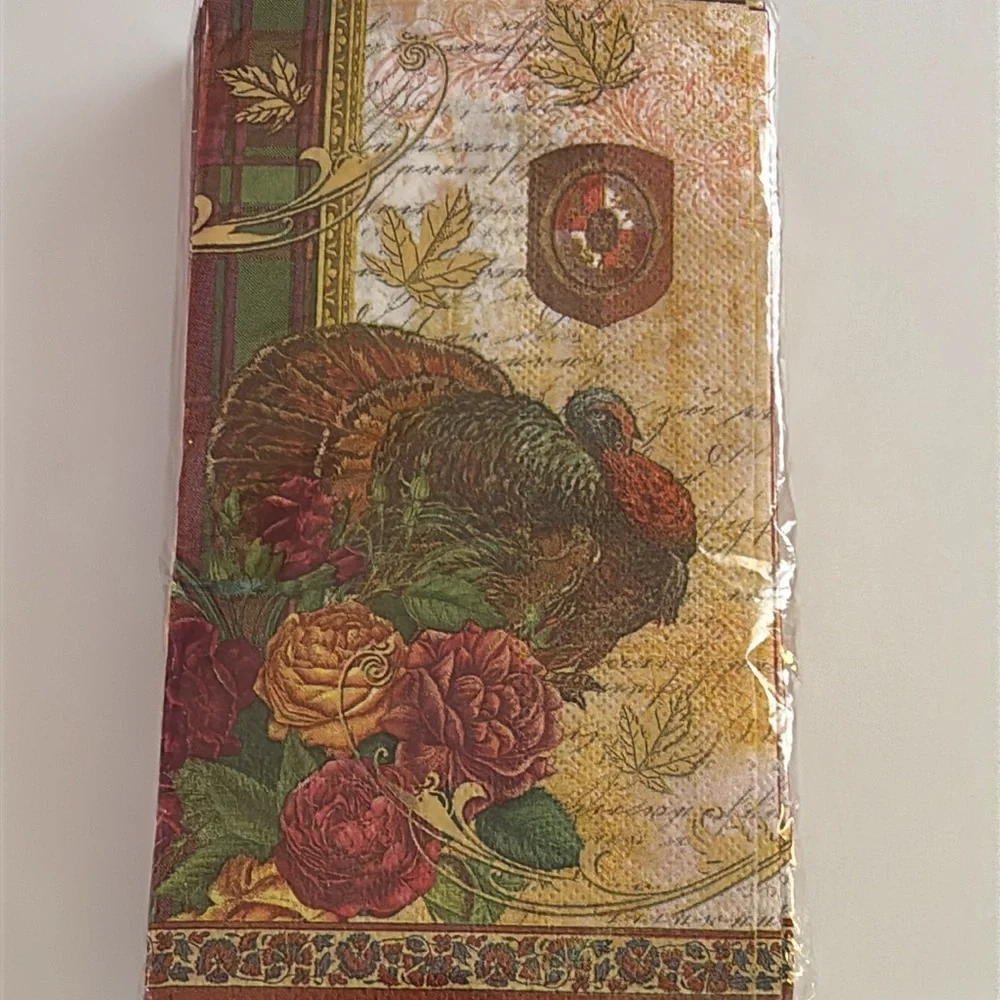 Pier 1 Imports Buffet Guest Napkins Thanksgiving Vintage Thanksgiving Napkins